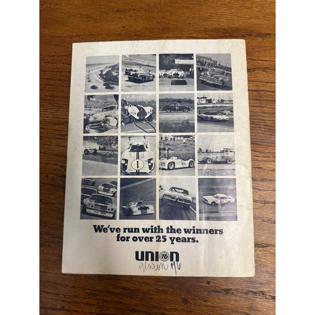 1977 Fair Stock 200 National Championship Race Souvenir Program Milwaukee Wisconsin