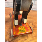 Vintage Hustler Toy Wooden Boston Terrier Bulldog Pup Pull Toy Dog 1930s