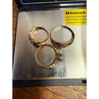 Vintage Gold Scrap Rings 14K & 10K -- 10.14g Total