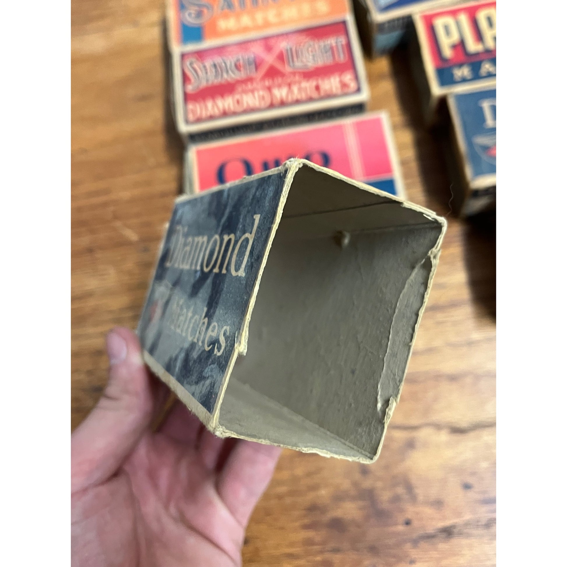 Vintage 1930s-50s Huge Lot Empty Matches Boxes Ohio, Saginaw, Diamond