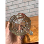 Vintage Leinenkugel Beer Heavy Glass Stein Mug Indian Maiden Logo Chippewa Falls, WI