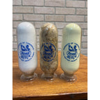 Vintage Rexall Drug Store Apothecary Show Globe Pharmacy Bottle Set (3) Display