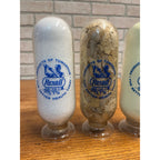 Vintage Rexall Drug Store Apothecary Show Globe Pharmacy Bottle Set (3) Display
