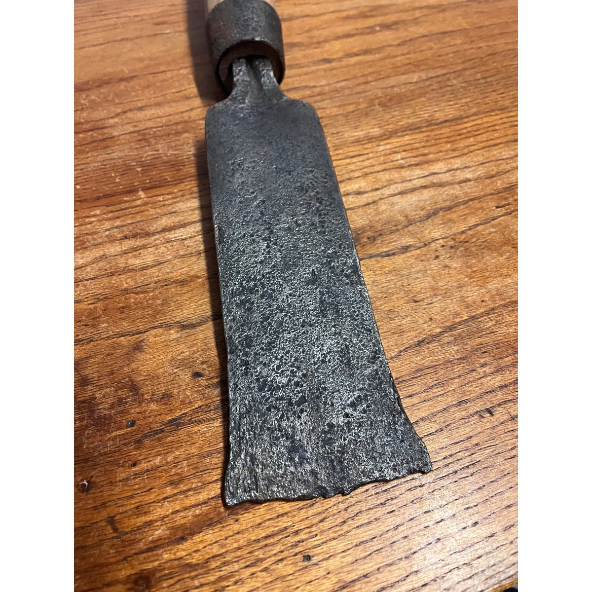 Antique Timber Frame Shipwright Chisel Slick - Shipwreck Salvage w/ New Handle