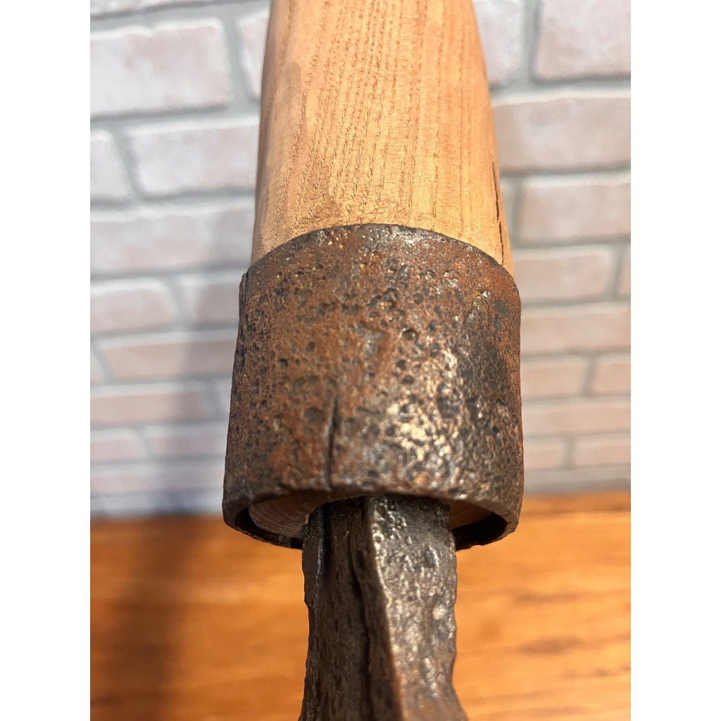 Antique Timber Frame Shipwright Chisel Slick - Shipwreck Salvage w/ New Handle