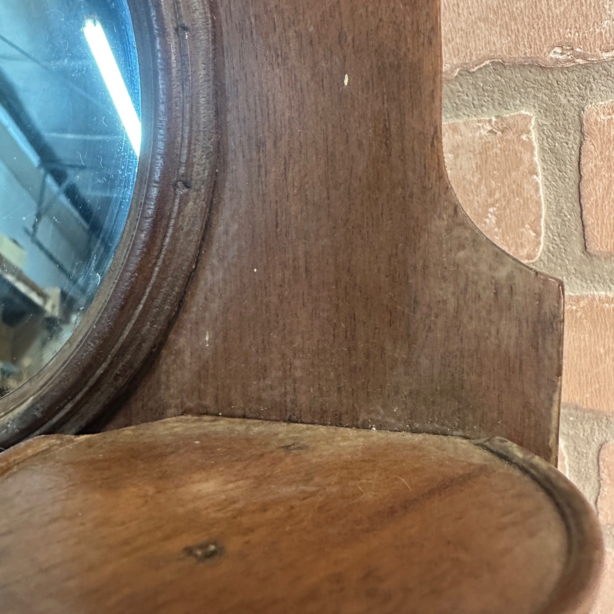 Antique Wooden Wall Shaving Cabinet w/ Mirror Victorian Medicine Cabinet