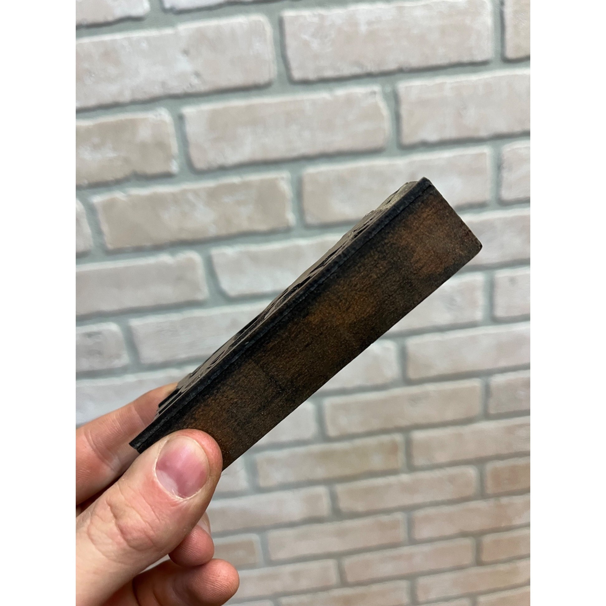 Vintage Letterpress Printing Block Horse Pulling Wagon Buggy Cart w/ Young Boy