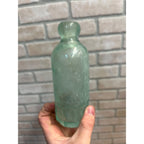 L. Werrbach c1890s Milwaukee Wis Aqua Blue Soda Bottle Blob Top Hutchinson