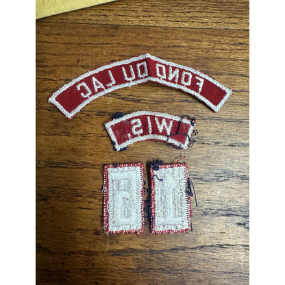 Fond du Lac Wisconsin WI Fire Department Firefighter or First Responder Patches