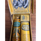 Vintage 1920s Dr. Scholls Counter Display with 3 Necessities Foot Care Kit EARLY