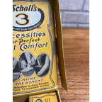 Vintage 1920s Dr. Scholls Counter Display with 3 Necessities Foot Care Kit EARLY
