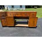 Antique Hardware Store Multi-Drawer Cabinet Industrial Workshop Parts Counter General Store Kitchen Cabinet
