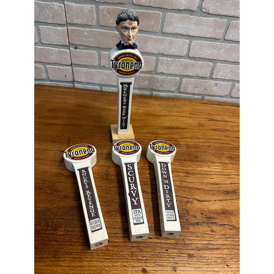 Tyranena Bitter Woman Old Lady Head Lake Mills WI 12" Draft Beer Tap Handles ++