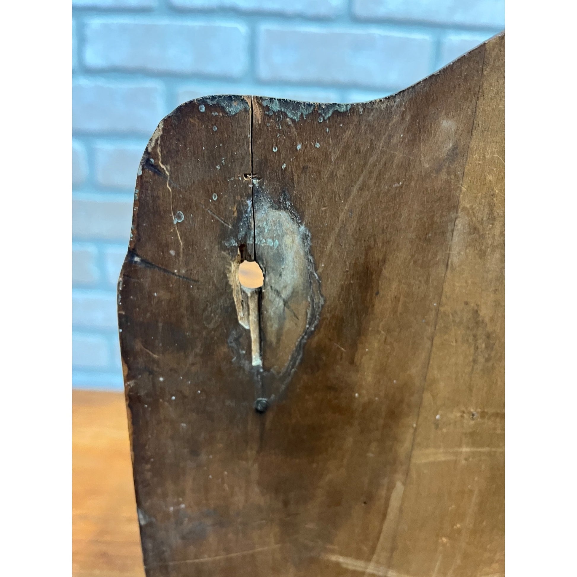 Antique Primitive 19th c. Wall Hanging 8-Drawer Spice Cabinet Farmhouse Country