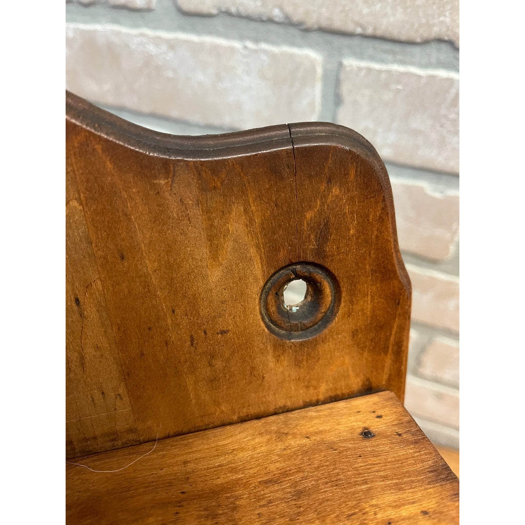 Antique Primitive 19th c. Wall Hanging 8-Drawer Spice Cabinet Farmhouse Country