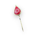 1950's American Red Cross Red Blood Drop Stick Pin Vintage