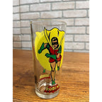 Vintage 1976 Robin Pepsi Super Hero Series Collectible Drinking Glass Dc Comics