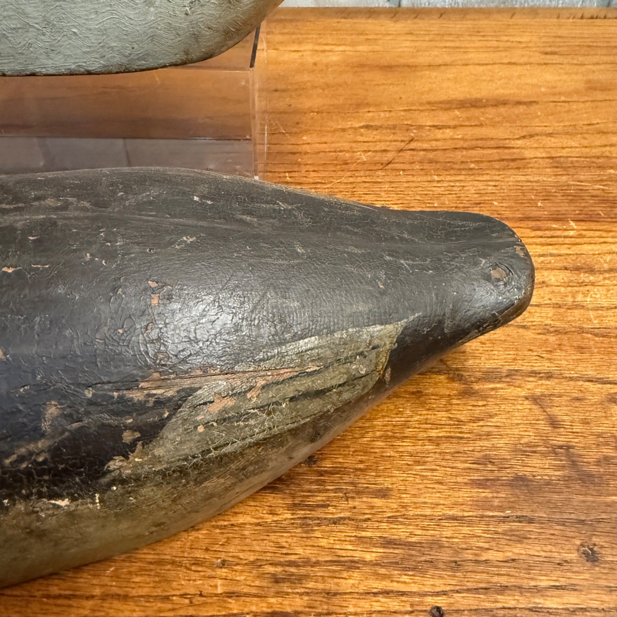 1940's High Head Canvasback Pair Duck Decoy Wisconsin Early Nice Paint Detailed