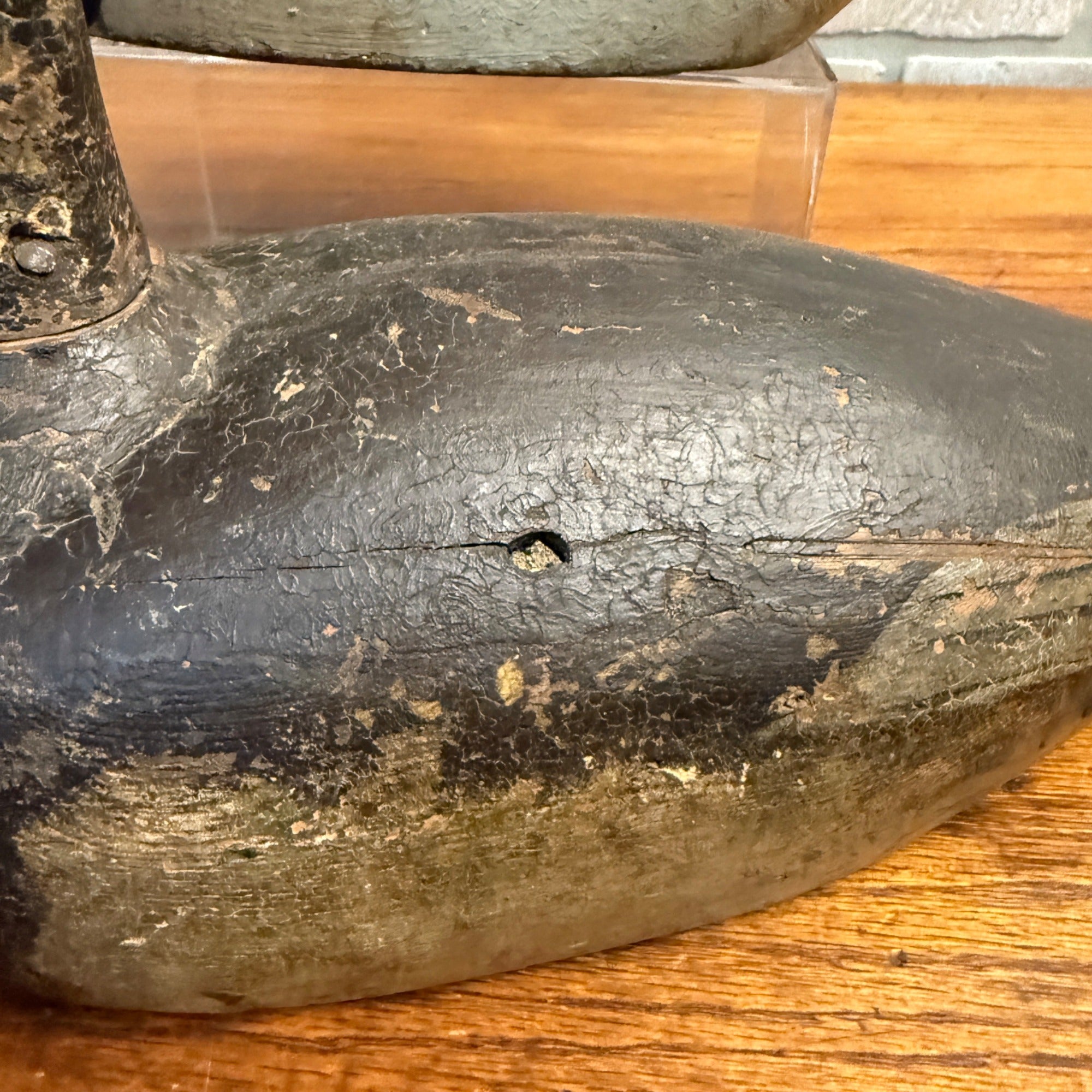 1940's High Head Canvasback Pair Duck Decoy Wisconsin Early Nice Paint Detailed