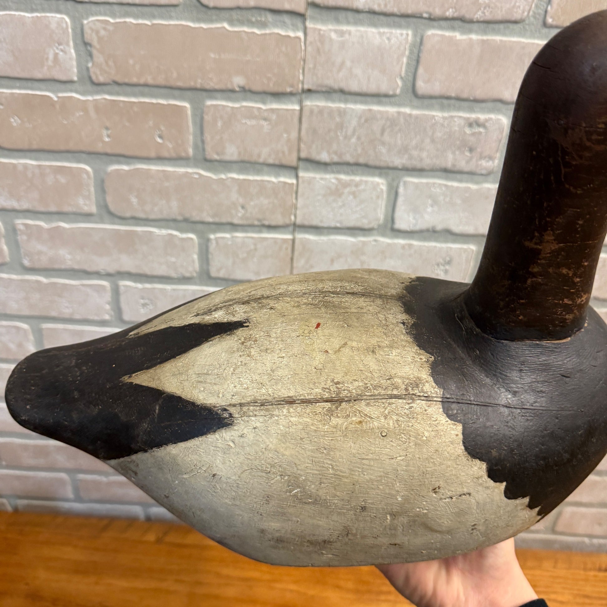 1940's High Head Canvasback Pair Duck Decoy Wisconsin Early Nice Paint Detailed