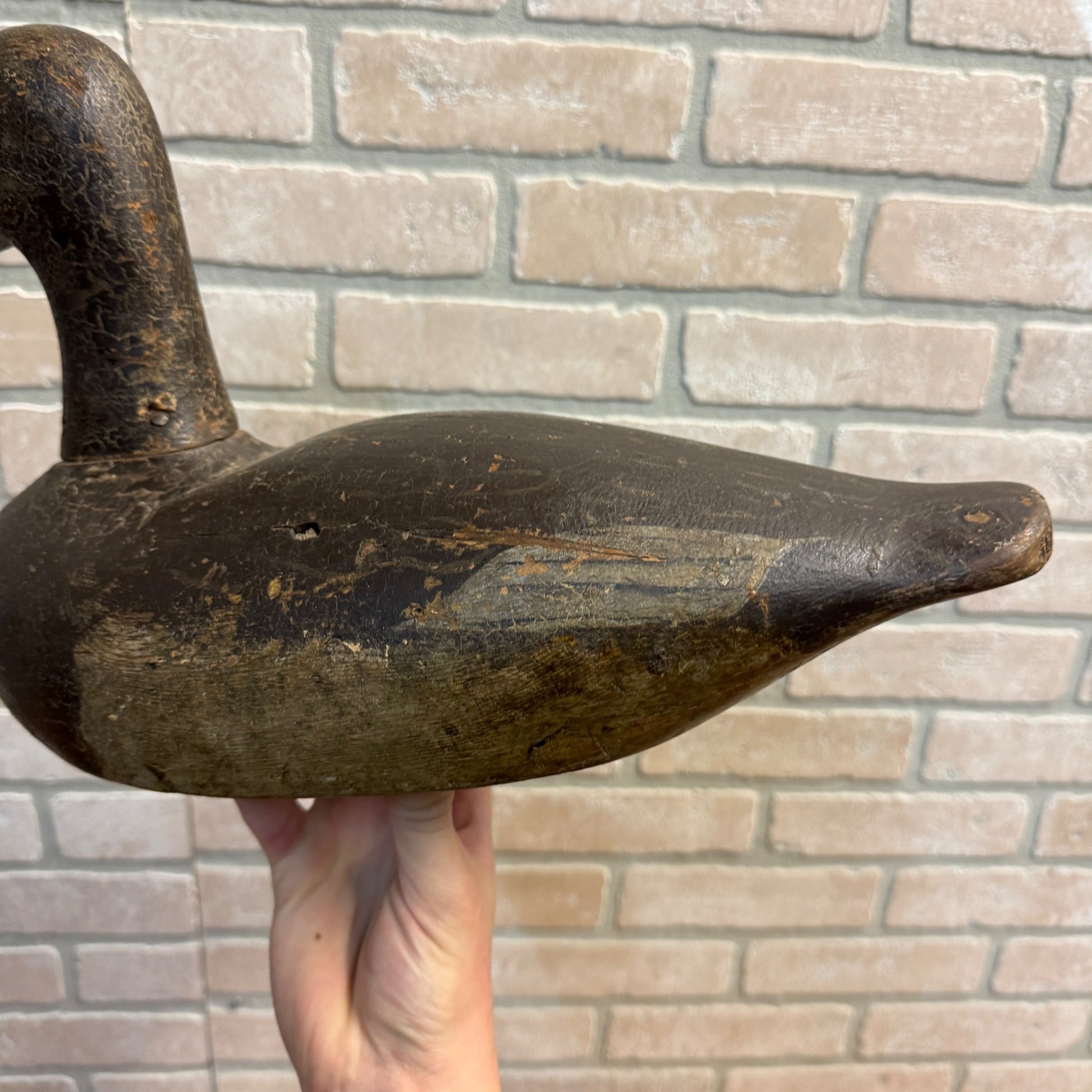 1940's High Head Canvasback Pair Duck Decoy Wisconsin Early Nice Paint Detailed
