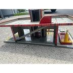 Vintage 1950s Auto Sales Repair Garage Toy Playset T. Cohn Tin Litho