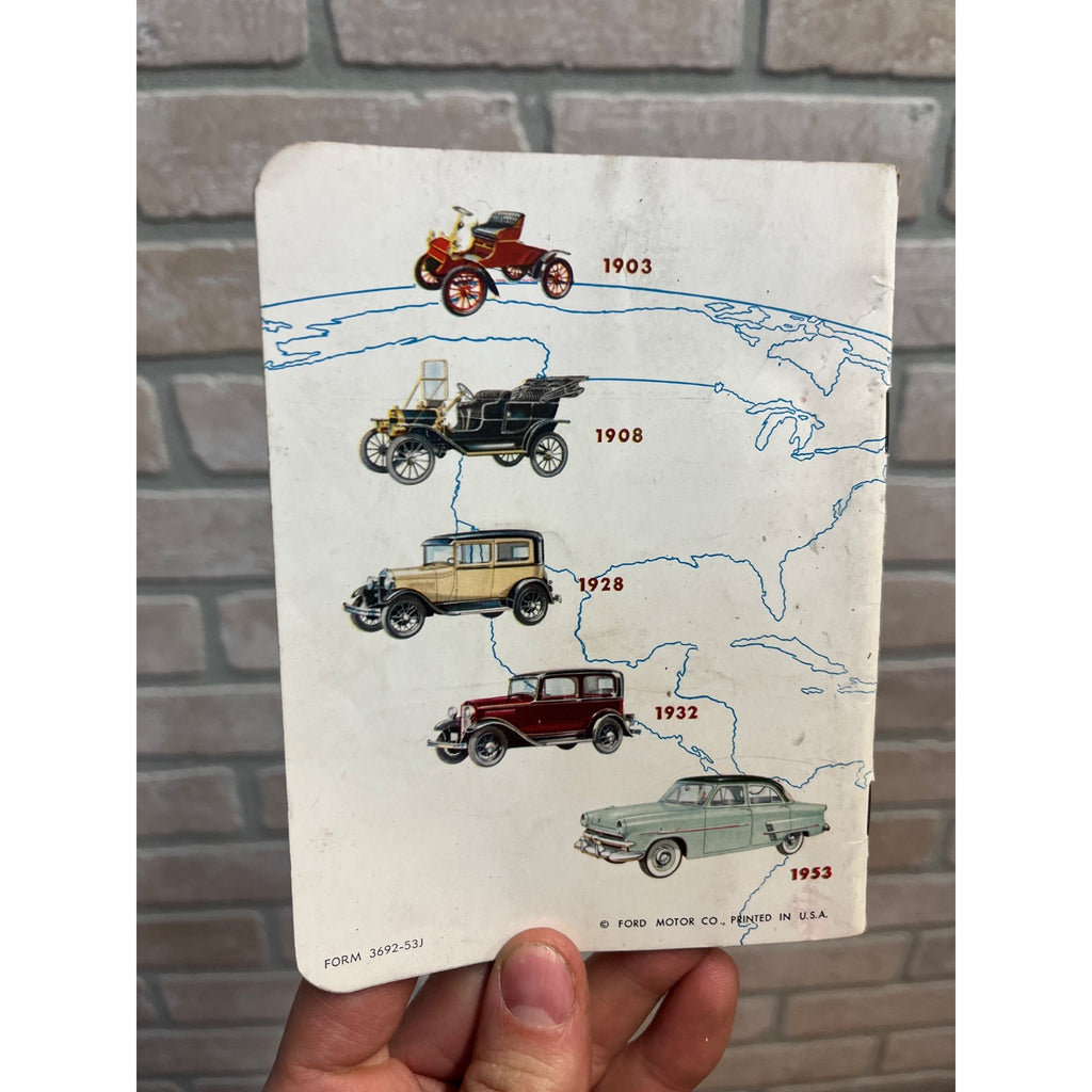 Vintage 1953 Ford Owner's Manual Original Automobile Automobilia