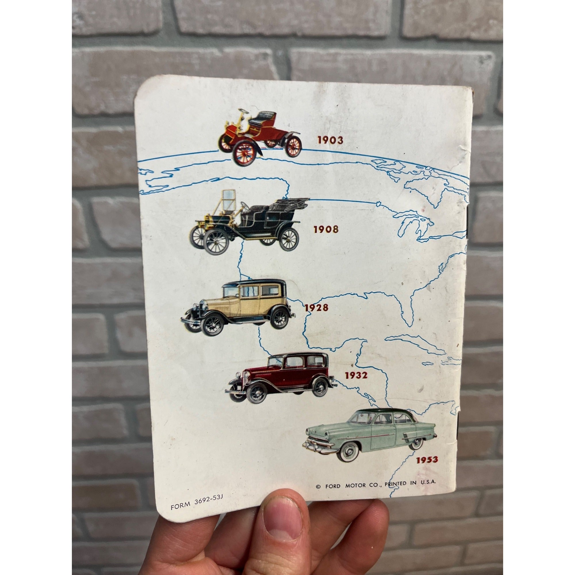 Vintage 1953 Ford Owner's Manual Original Automobile Automobilia
