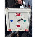 RARE Vintage 1957 Miller High Life Beer Hanging Lighted Clock Bar Sign Advertising