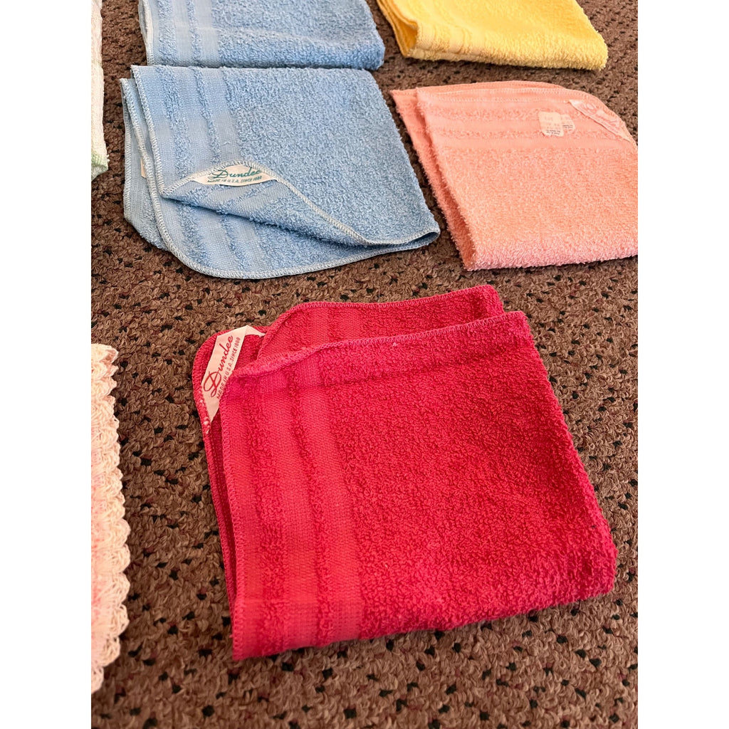Vintage Cannon Mills Dryfast & Dundee Kitchen Towel / Dish Cloths Retro NOS NEW
