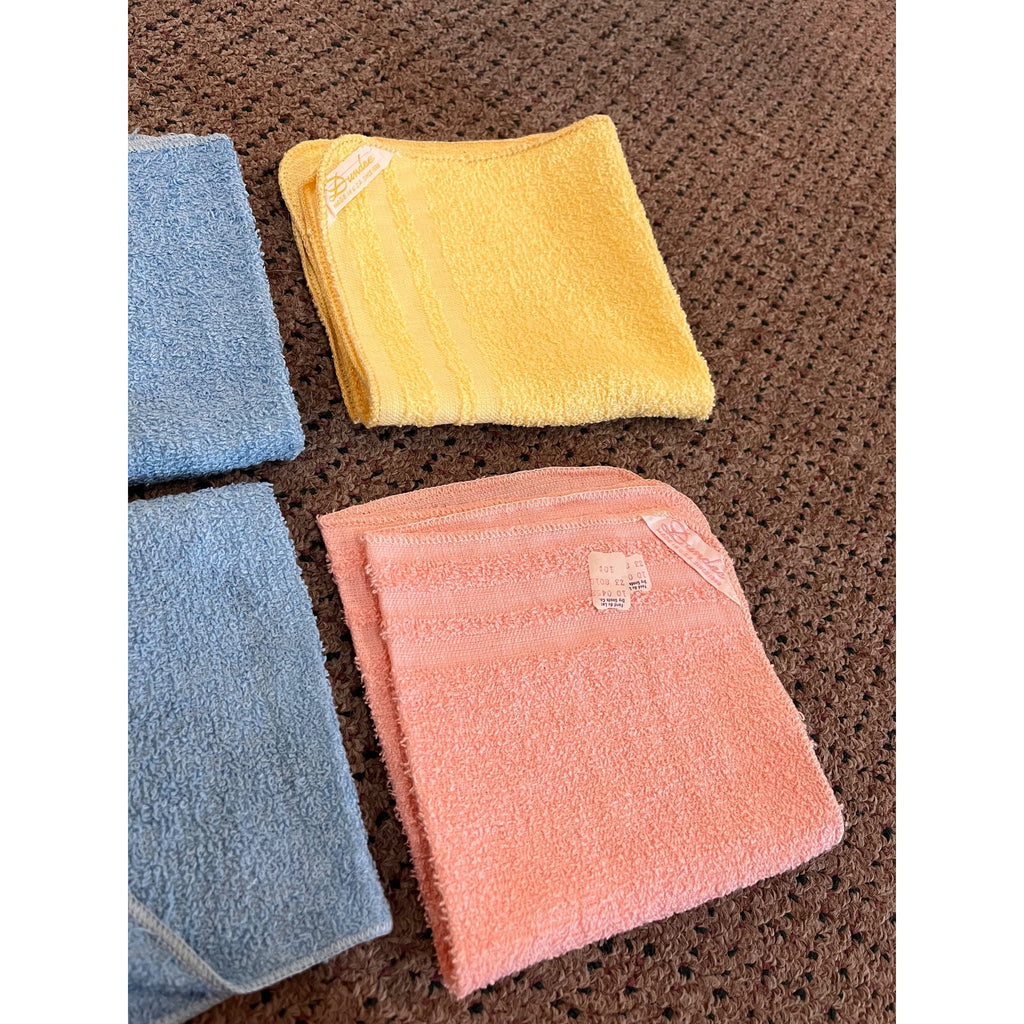 Vintage Cannon Mills Dryfast & Dundee Kitchen Towel / Dish Cloths Retro NOS NEW
