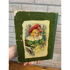 Antique Victorian Litho "Buds & Beauties" Children's Hardcover Book 1903 Conkey