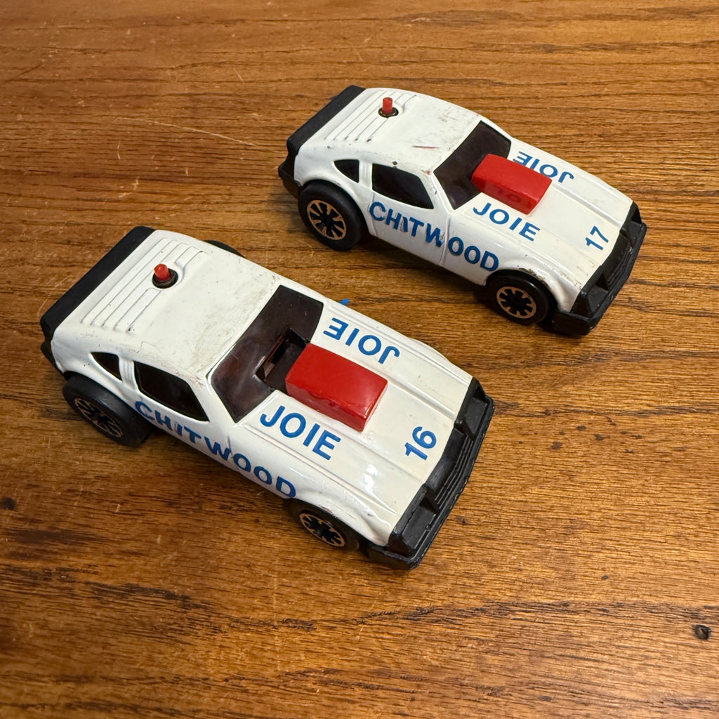 VINTAGE TONKA PUSH RACE FRICTION ACTION RACE CAR WHITE REPAINTED