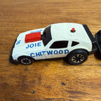 VINTAGE TONKA PUSH RACE FRICTION ACTION RACE CAR WHITE REPAINTED