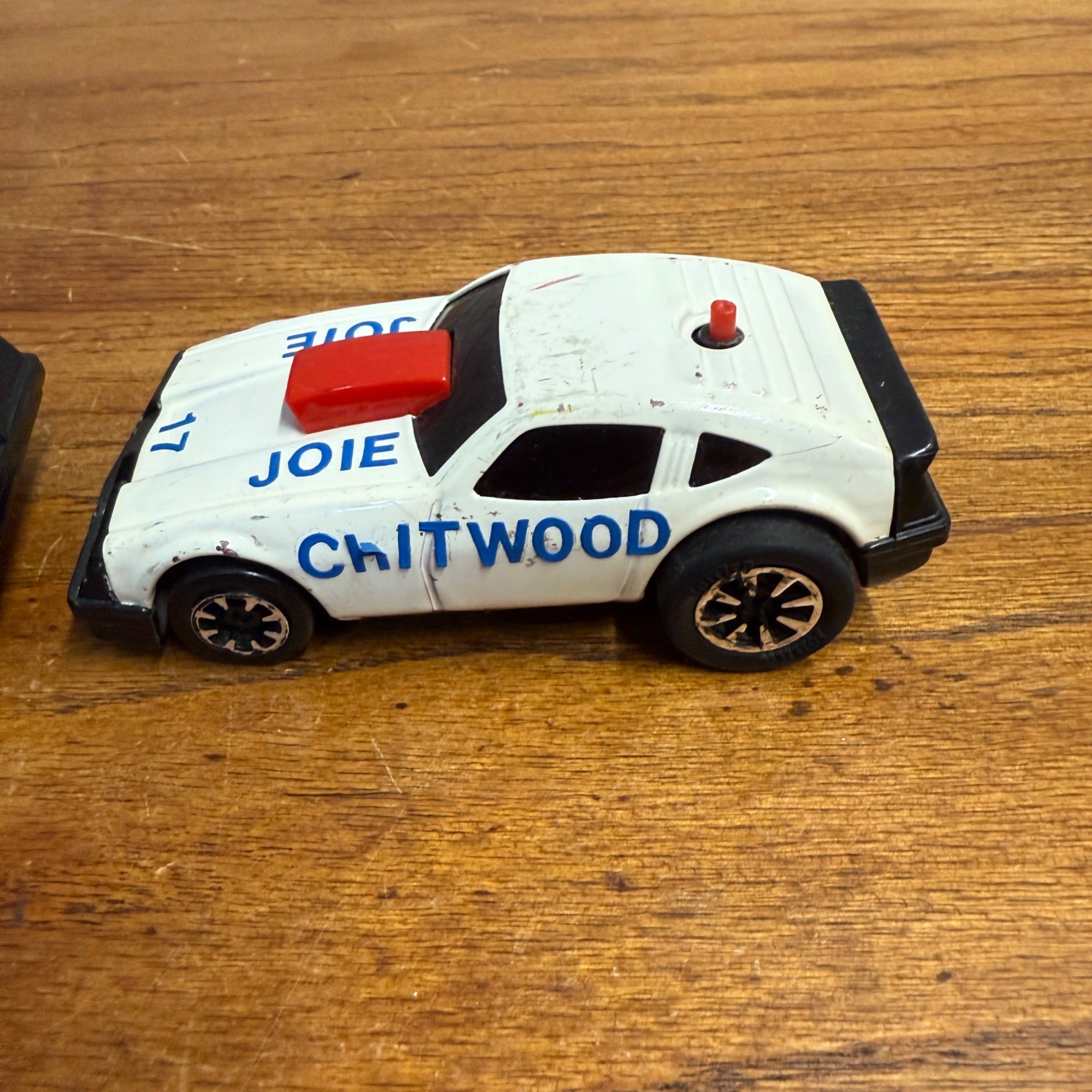 VINTAGE TONKA PUSH RACE FRICTION ACTION RACE CAR WHITE REPAINTED