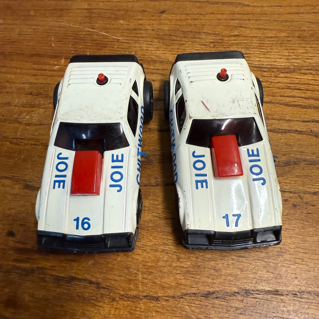 VINTAGE TONKA PUSH RACE FRICTION ACTION RACE CAR WHITE REPAINTED