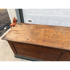 Antique General Store Oak Wooden Mercantile Counter Display 9ft
