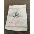 Vintage Paul Revere Sugar Bag Advertising Cloth 25lb Boston Mass Primitive Decor