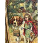 Vintage Grape-Nuts Tin Advertising Sign Lithograph / Metal Frame / Circa 1912