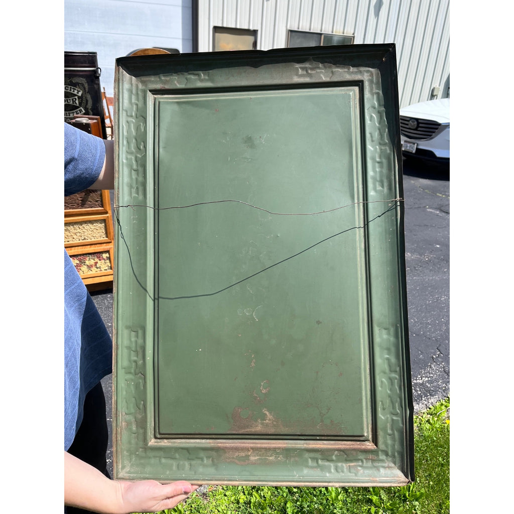 Vintage Grape-Nuts Tin Advertising Sign Lithograph / Metal Frame / Circa 1912