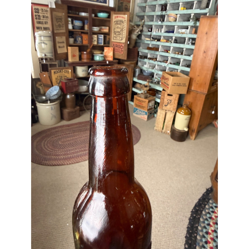 Vintage The Oconto Brewing Co. Oconto WIS Wisconsin Embossed Beer Bottle 12oz