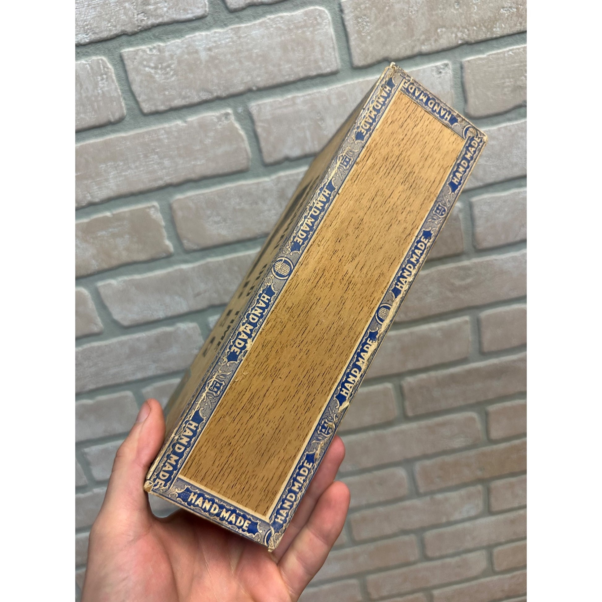 Vintage Old Time Shoe Peg Cigar Wooden Box Advertising Display PA Pennsylvania