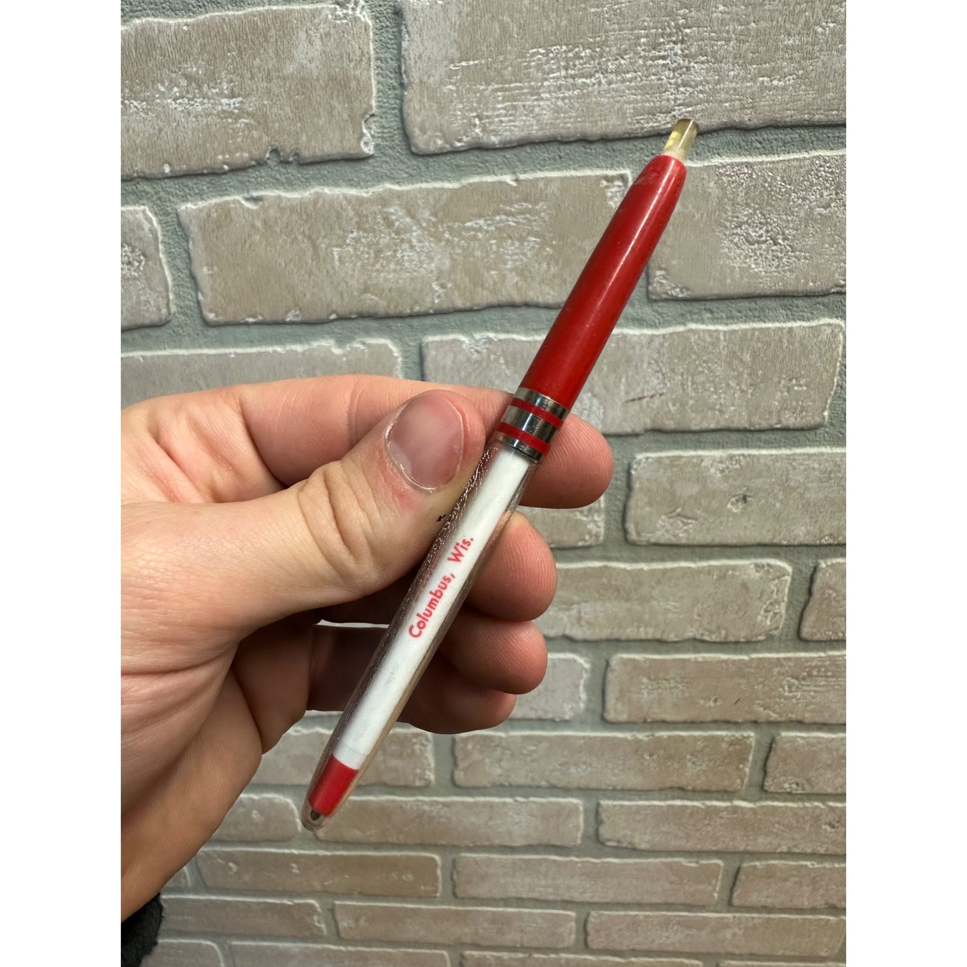 Vintage Advertising Pen Town Tap (Columbus, Wisconsin) Ralph Betty Everson Wis