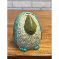Vintage Hand-Painted Ceramic Bird Bank Circa 1965 Humorous, Tiny Eyes