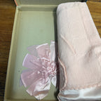 Vintage 1940 Ideal Bathrobe Co. Baby's Robe Pink Blue Box Advertising w/ Blanket