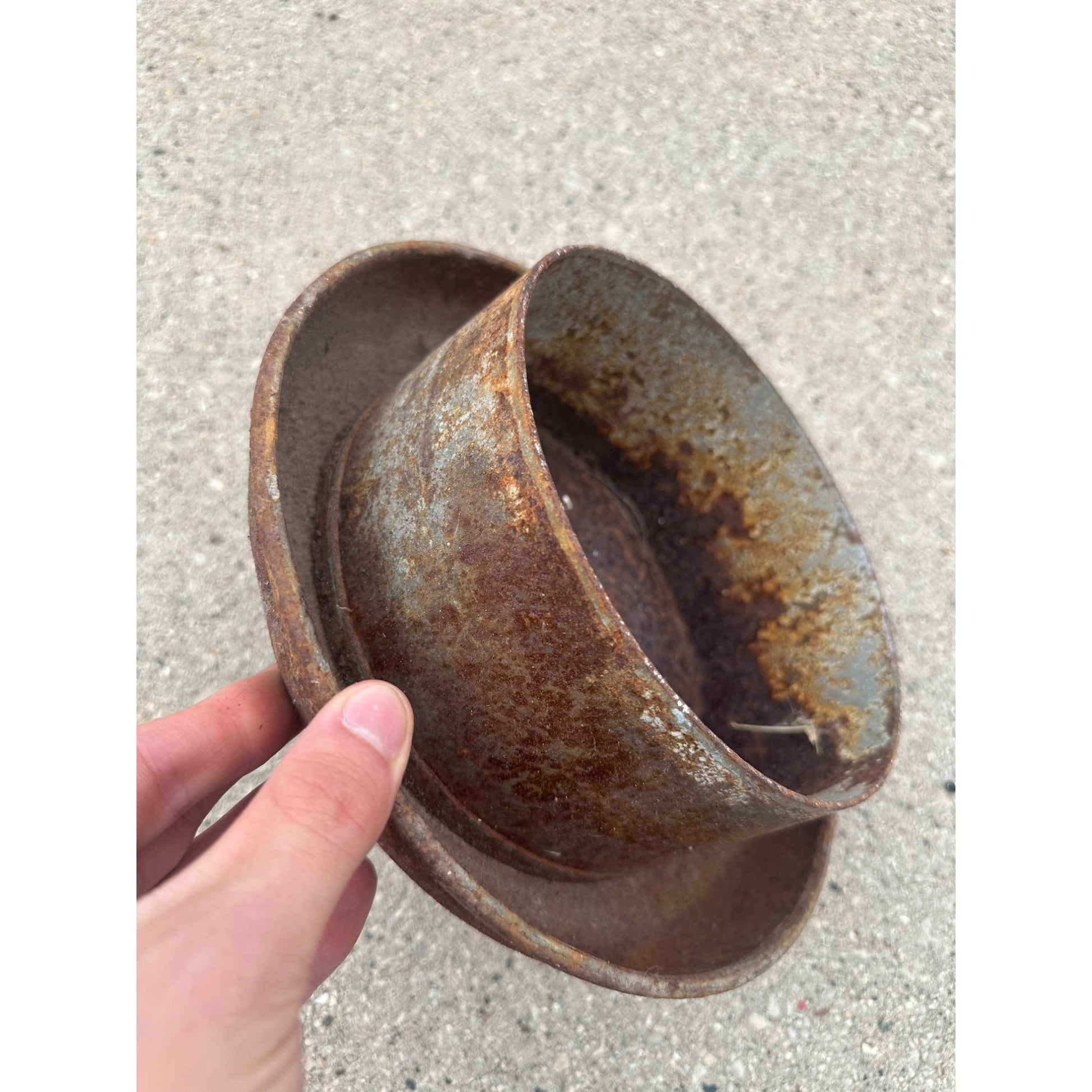 Antique Steel Metal Milk Can Lid Cover Replacement Primitive Rustic