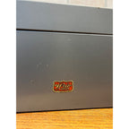 Vintage Weiss Gray Metal Recipe Box Filing Index Card Holder 13" Long Industrial