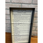 Vintage Weiss Gray Metal Recipe Box Filing Index Card Holder 13" Long Industrial