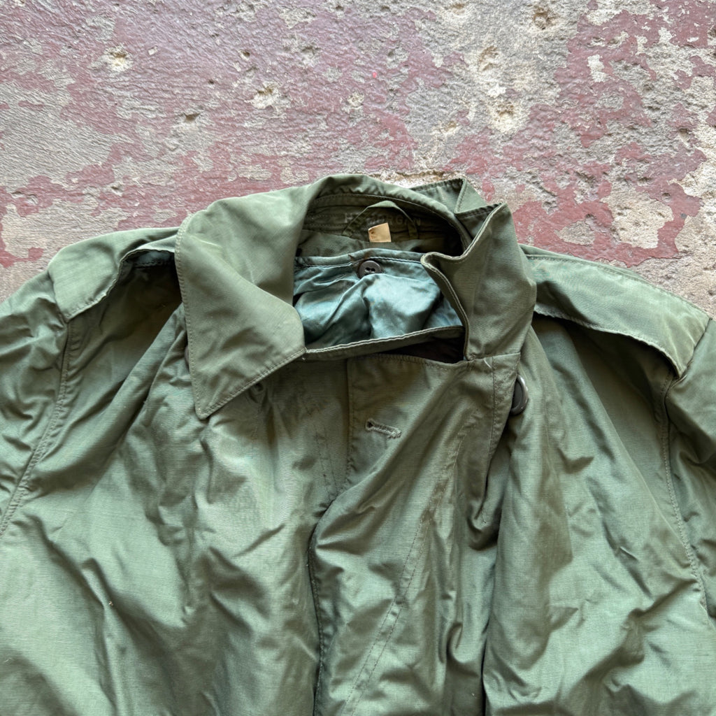 Vintage U.S. Army Trench Raincoat Size 36S 1940s-1950s