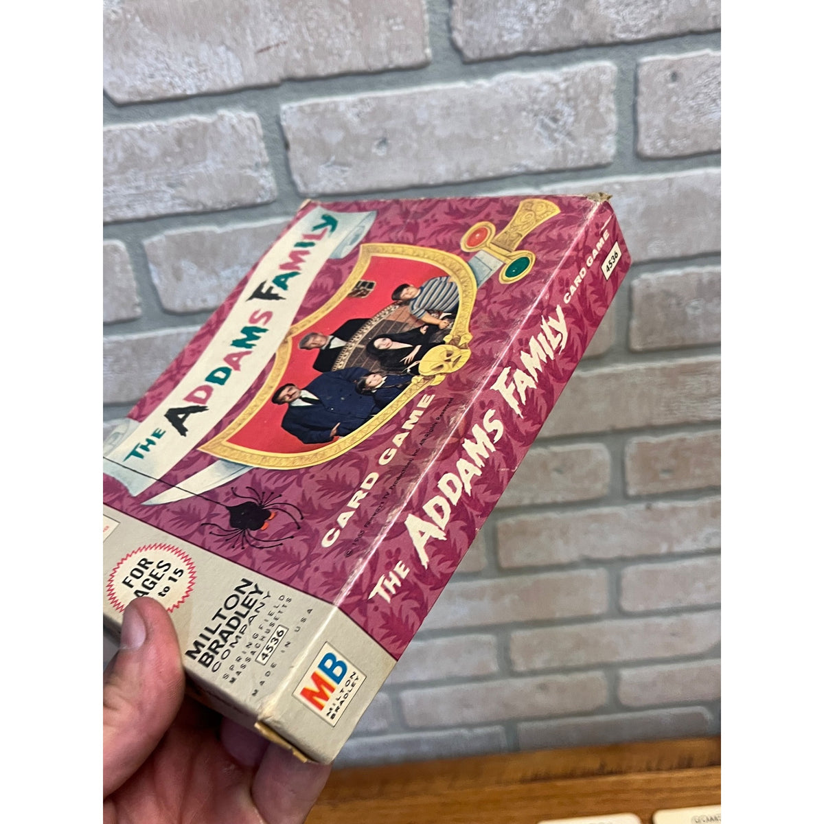 Vintage The Addams Family Television Show Card Game Milton Bradley Company